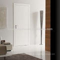 Zeitgenössischer moderner Stil Hoher Kern Solide Kern Weiß Innen Holz Flush Tür